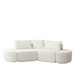 V - Shaped Modular Sofa Set With 3 Pillow