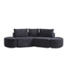 V - Shaped Modular Sofa Set With 3 Pillow