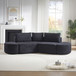 V - Shaped Modular Sofa Set With 3 Pillow