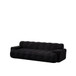 Cloud Series Minimalist Button Tufted Square Arm 3 Seater Sofa