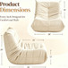 Luxury Accent Chair Button Tufted Detail, Living Room Furniture