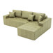 L - Shaped Corner Chaise Sofa Bed