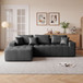 L - Shaped Corner Chaise Sofa Bed