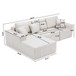 L - Shaped Corner Chaise Sofa Bed