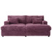 Oversized Double Chaise Lounge Sofa With USB Ports And Cup Holders