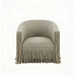 Isle - Swivel Chair With Fringe Accent