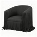 Isle - Swivel Chair With Fringe Accent