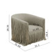 Isle - Swivel Chair With Fringe Accent