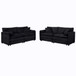 Modern Oversized Deep Seat Luxury 2 Piece Sofa Set With 4 Pillows