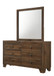 Millie - Mirror - Brown Cherry