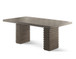 Mila 60-78 Inch Dining Table w/18″ Leaf