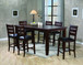 Counter Height Chair with Upholstered Seat ( Set of 2) On Clearance