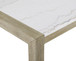 Hazel - Genuine Marble Dining Table - Wired White On Clearance