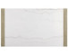 Hazel - Genuine Marble Dining Table - Wired White On Clearance