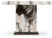 Jeshina - Dining Table - Dark Brown / Beige On Clearance
