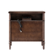 Derk Transitional 28"W 3-Drawer Fluted Solid Nightstand with Built-in Power Outlets On Clearance