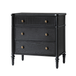 Derk Transitional 28"W 3-Drawer Fluted Solid Nightstand with Built-in Power Outlets On Clearance