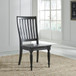 Harvest Home - Slat Back Side Chair - Chalkboard On Clearance