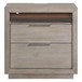 Arcadia - 2-Drawer Nightstand With USB - Gray On Clearance