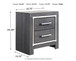 Lodanna - Two Drawer Night Stand - Gray On Clearance