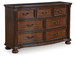 Lavinton - Dresser - Brown On Clearance