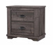 Coralee - Nightstand - Dark Gray On Clearance