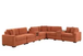 Barista Rust 8PC Modular Sectional Set