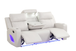 Pinnacle 3PC Reclining Set in Leather Gel