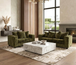 Marga Olive Sofa and Loveseat Set 510 by Happy Homes