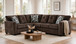 Washington L-Shaped Stationary Sectional 3007 by Happy Homes
