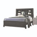 Lantha - Eastern King Bed - Gray Oak