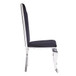 Cyrene - Side Chair (Set of 2) - Black Fabric & Stainless Steel
