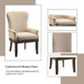 Landon - Arm Chair - Beige Linen & Salvage Brown