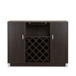 Hazen - 34.84" Wine Cabinet - Espresso