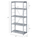 Jurgen - Bookshelf - Faux Concrete & Silver