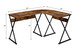 Zafiri - Writing Desk - Weathered Oak & Black