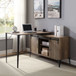 Zakwani - 48" Writing Desk - Rustic Oak & Black