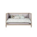 Charlton - Twin Daybed - Beige Linen & Weathered Oak