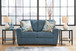 Cashton - Loveseat - Blue