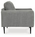 Hazela - 2 Pc. - Chair, Ottoman - Charcoal