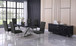Excel - Oak Wood Extendable Dining Table - Rich Gray