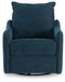 Mcburg - Swivel Power Recliner - Navy