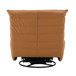 Talmon - Recliner With Swivel - Orange Synthetic Leather