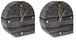 Janmour - Table Clock (Set of 2) - Black