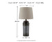 Norbert - Metal Table Lamp (Set of 2) - Gray