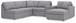 Modmax - U-Shaped Sectional - Granite