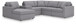 Modmax - U-Shaped Sectional - Granite