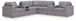 Modmax - Symmetrical Sectional - Granite