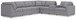 Modmax - L-Shaped Sectional - Granite