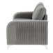 Wenona - Loveseat - Gray Velvet